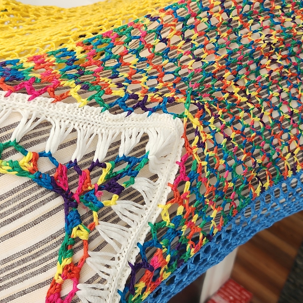 Crochet Fringe Oversized Top - Picture 7 of 8